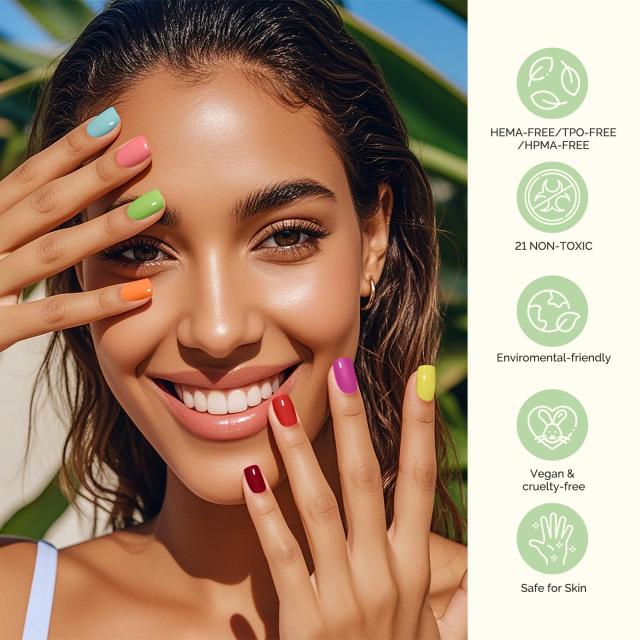 Sweet Scent HEMA-Free & HPMA-Free & TPO-Free Plant-Based Nail Gel Polish 10ml/0.34 fl oz