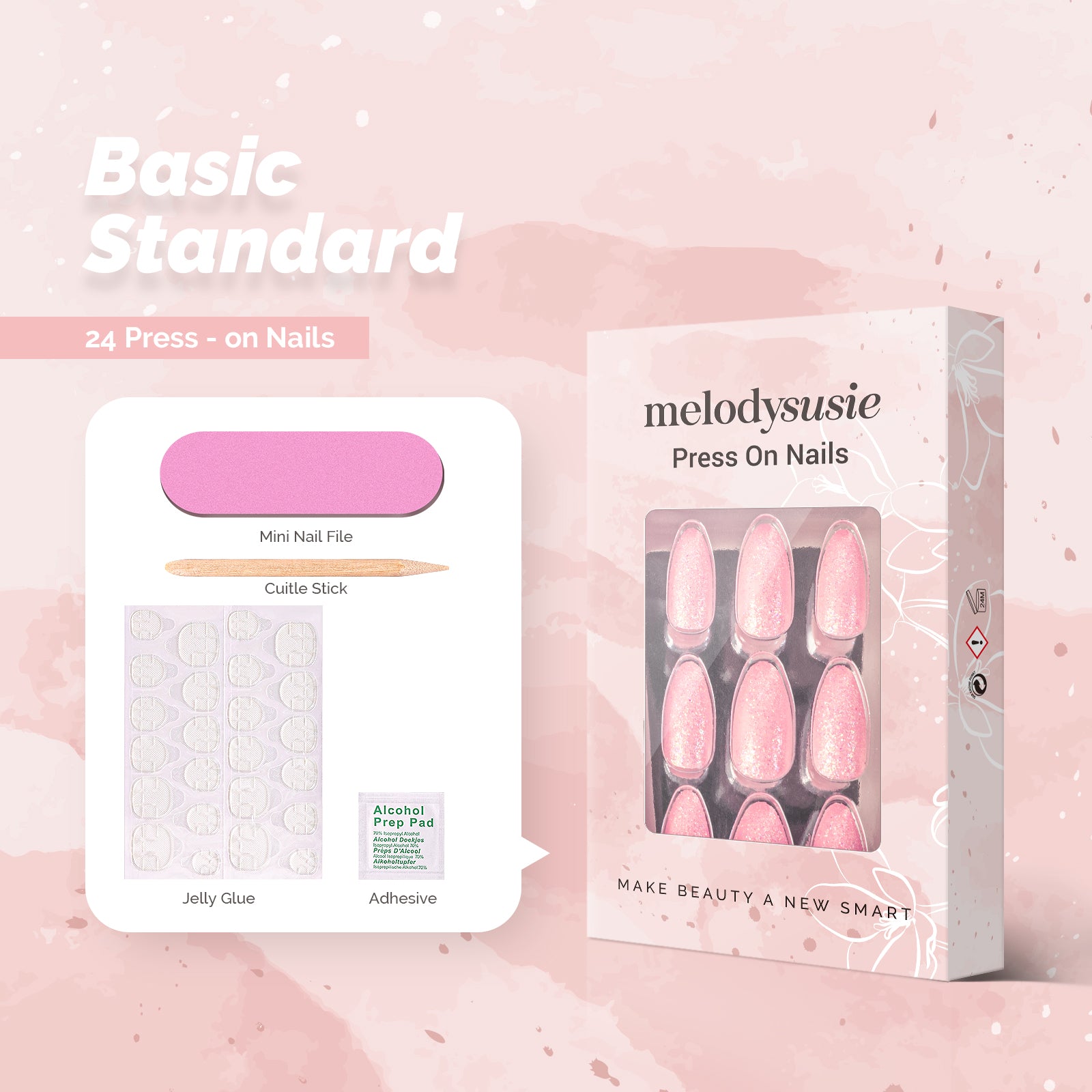 Sweetheart Acrylic Press On Nails Kits - 图片3