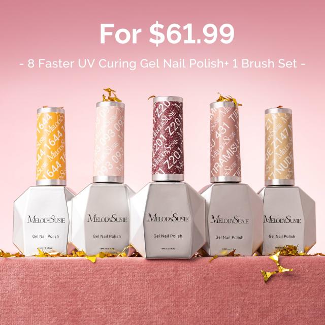 The $61.99 Custom Faster UV Curing Gel Nail Polish Collection