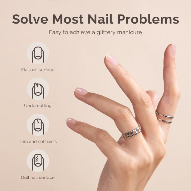 TPO-Free Thick Gel Nail Polish 17 Colors With One Builder Gel - Summer Vacation