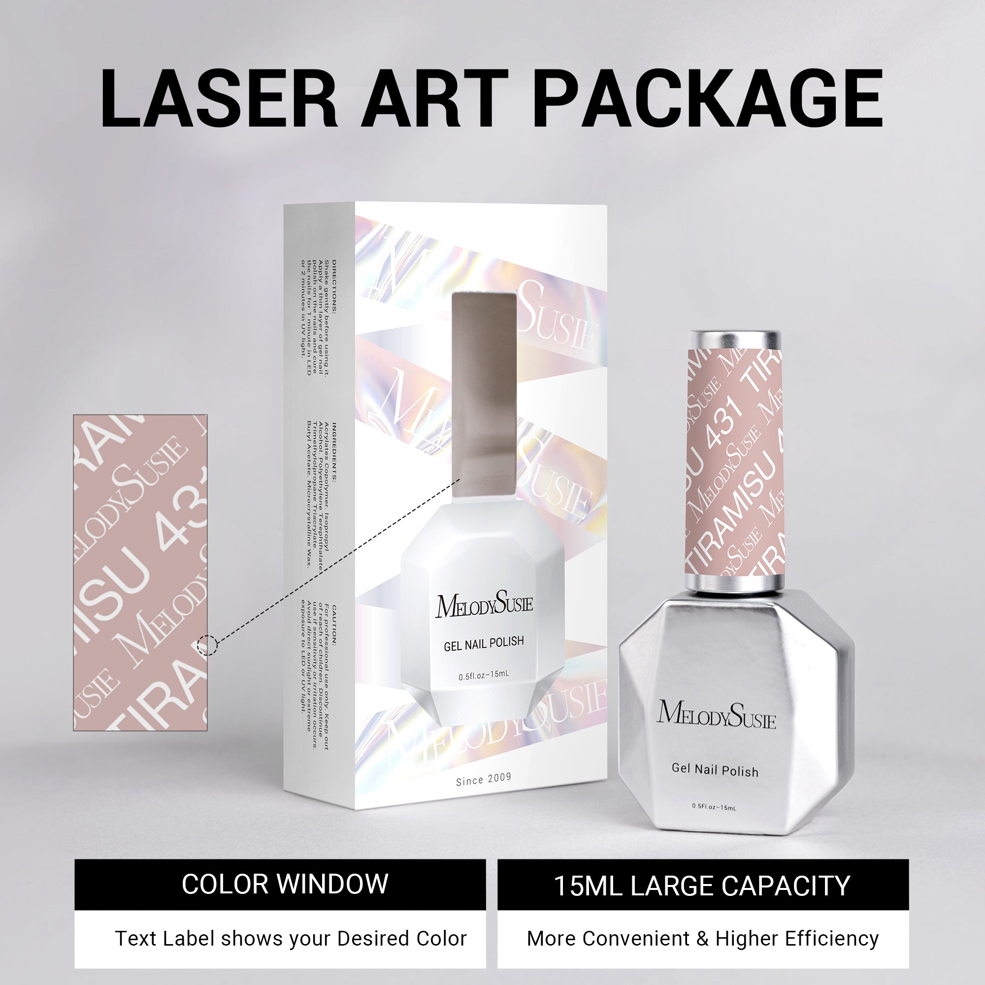 431 Tiramisu - TPO-Free Thick Gel Nail Polish(15ml) - 图片6