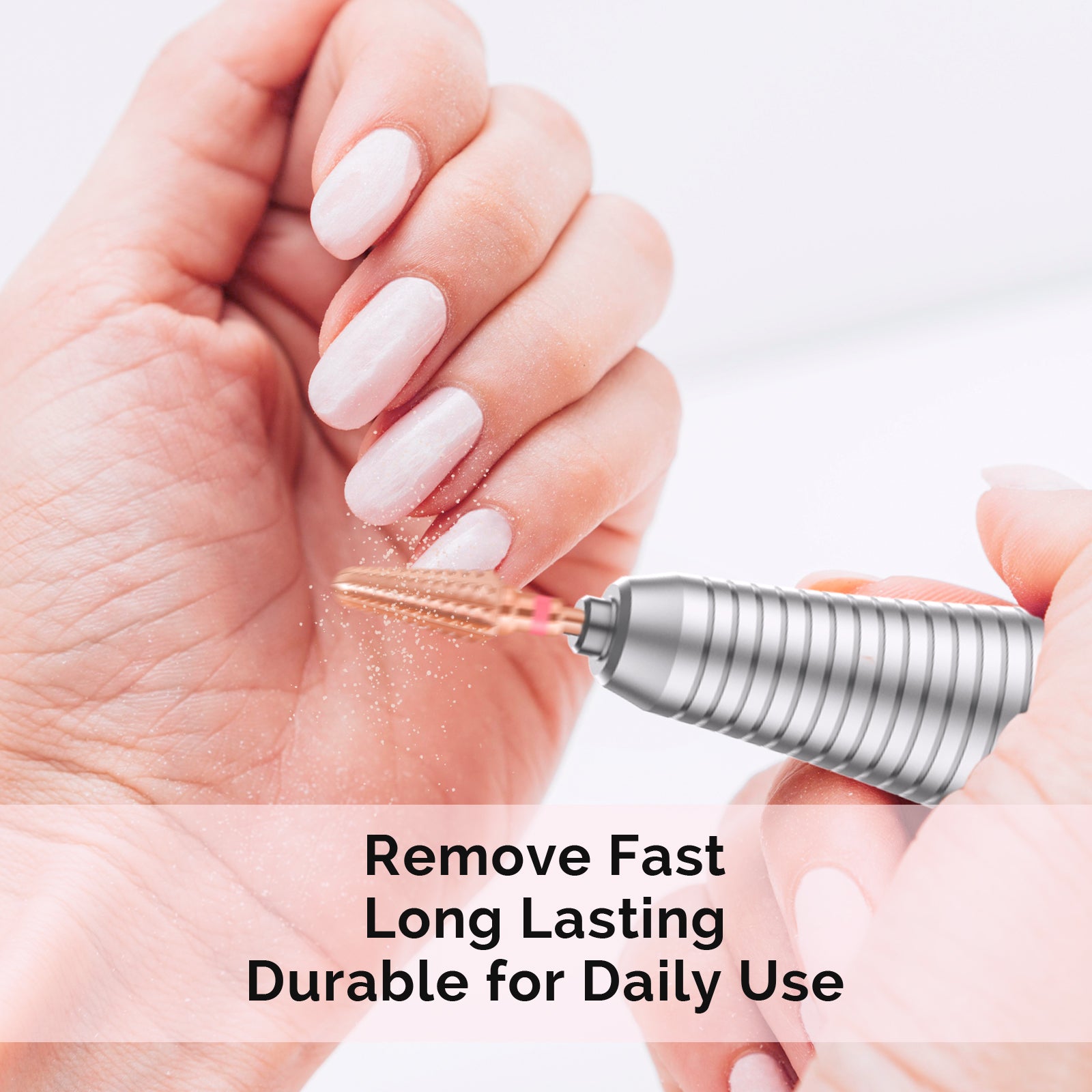 Tornado Tungsten Carbide Nail Drill Bits - Rose Gold - 图片6