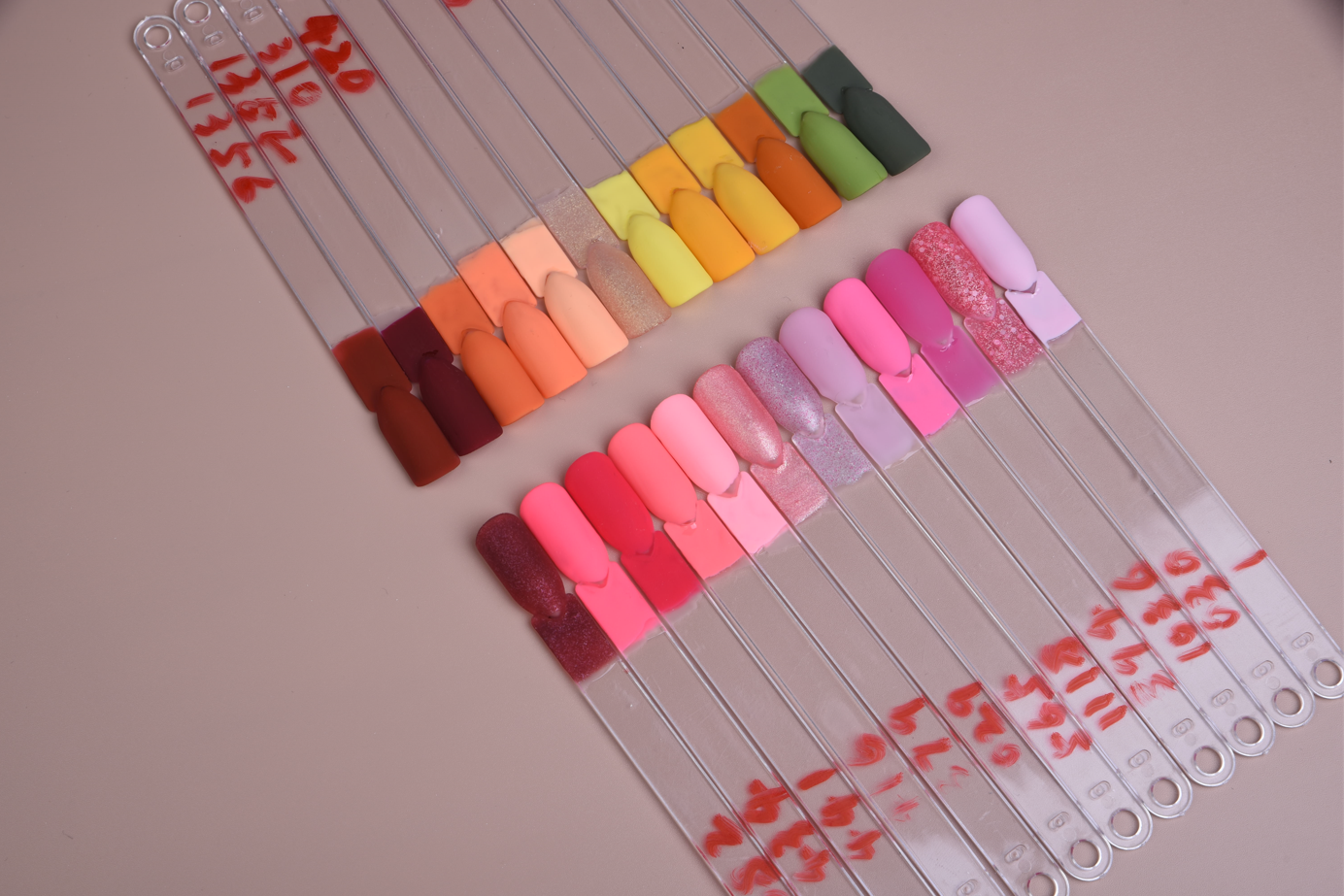 48 Pcs Transparent Nail Display Sticks - 图片5