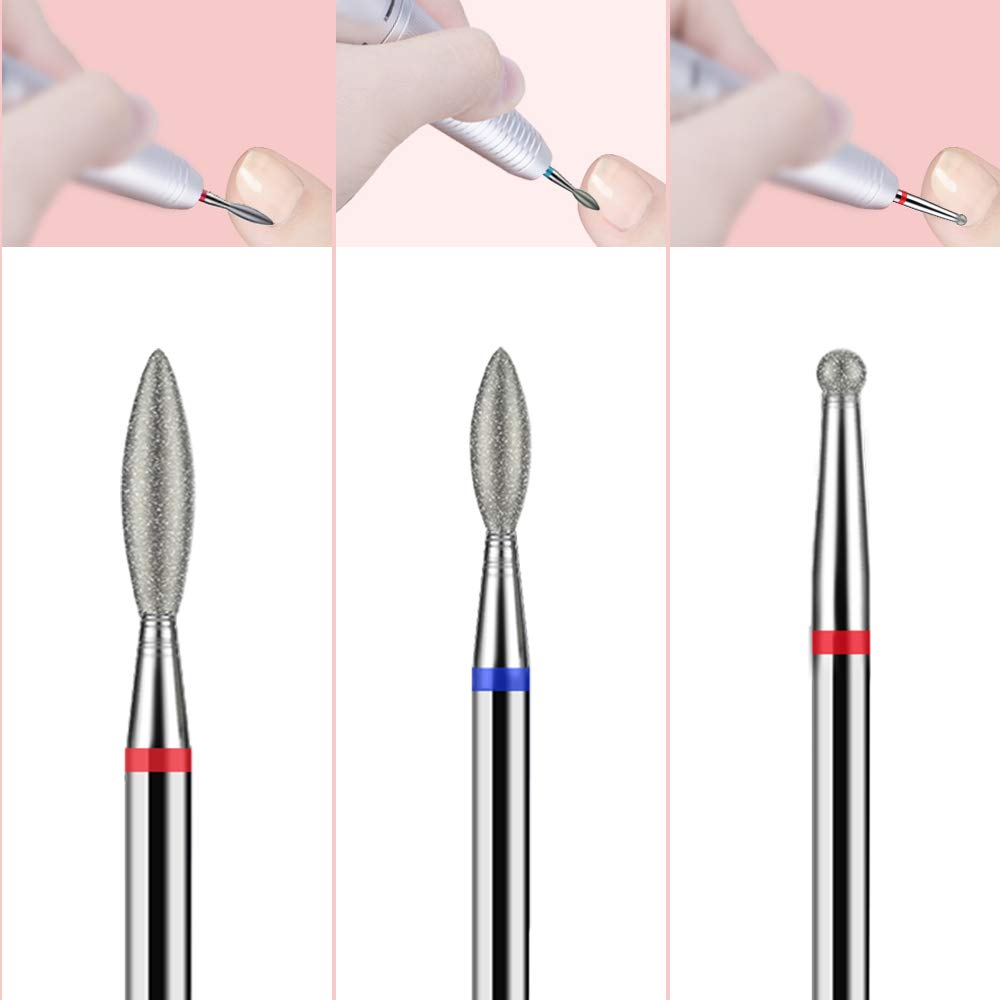 Tungsten Carbide Diamond Nail Drill Bits Set 7Pcs - 图片7