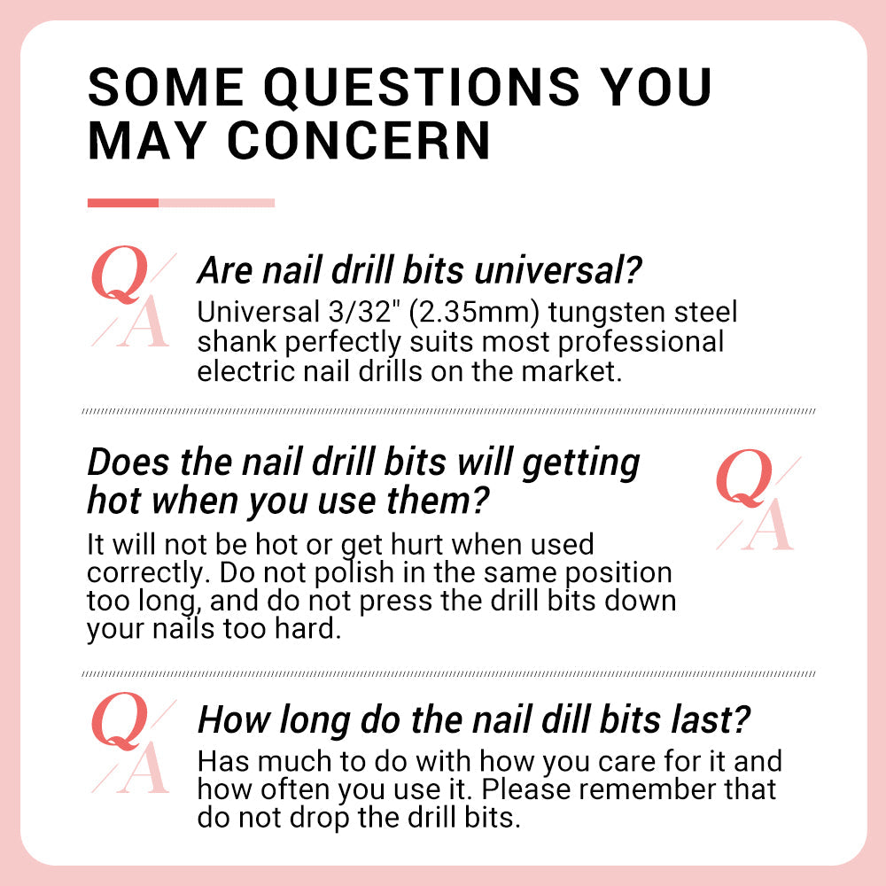 Tungsten Carbide Nail Cleaner Nail Drill Bit - 图片11