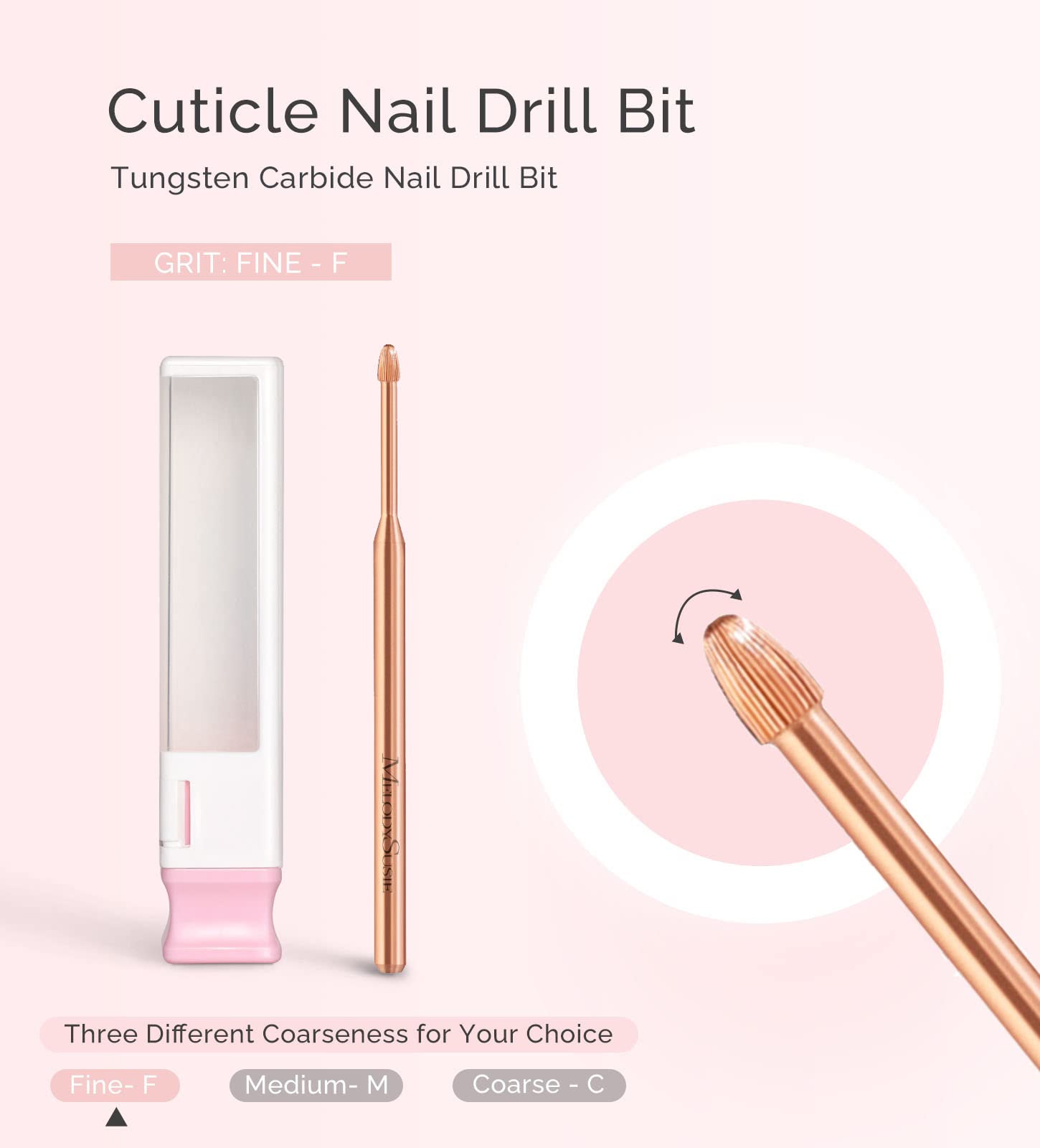 Tungsten Carbide Nail Cleaner Nail Drill Bit - 图片7