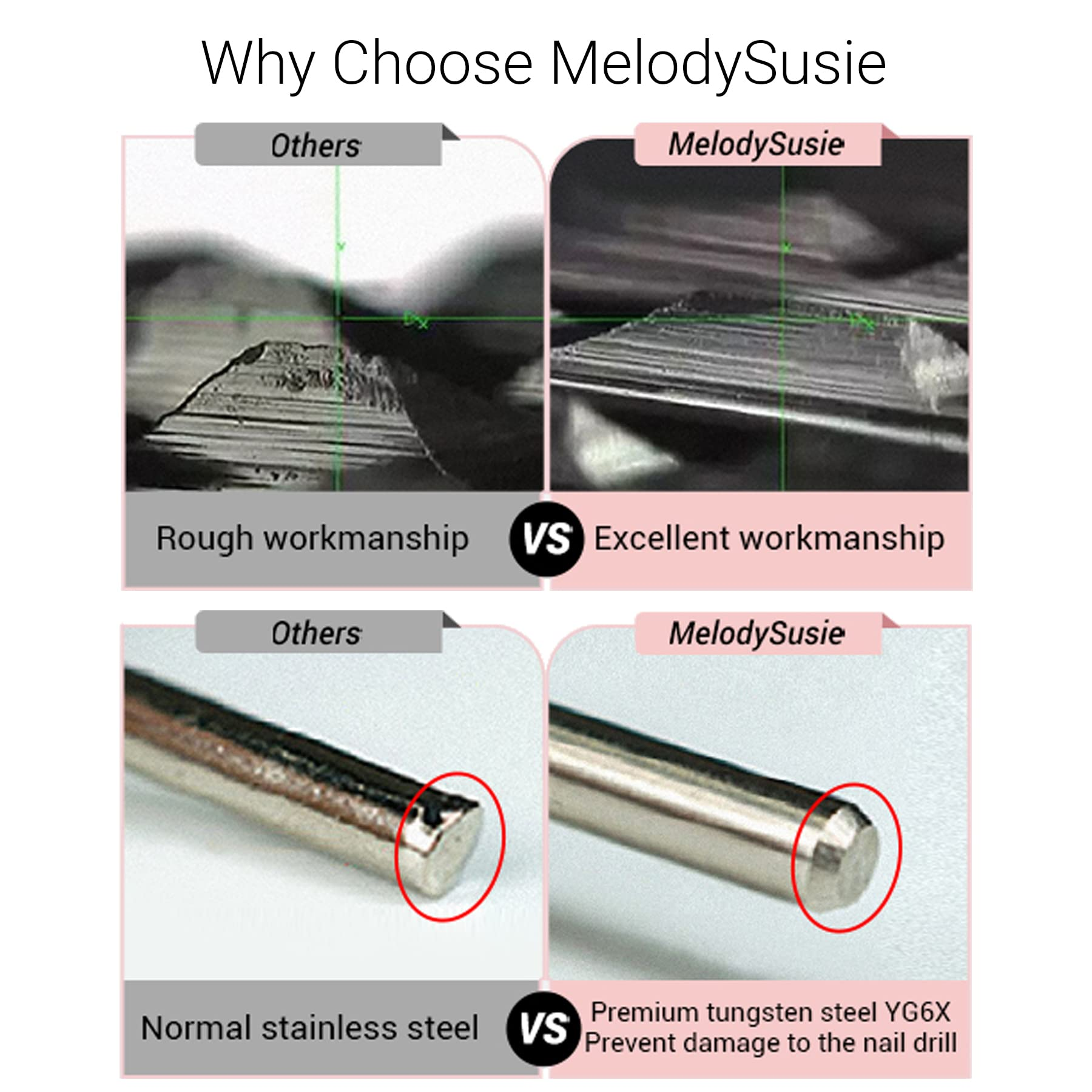 Tungsten Carbide Nail Cleaner Nail Drill Bit - 图片8