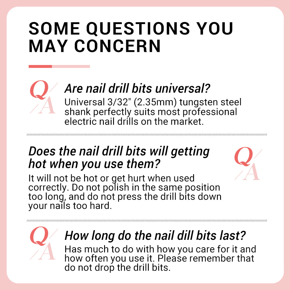 Tungsten Carbide Nail Cleaner Nail Drill Bit - 图片8