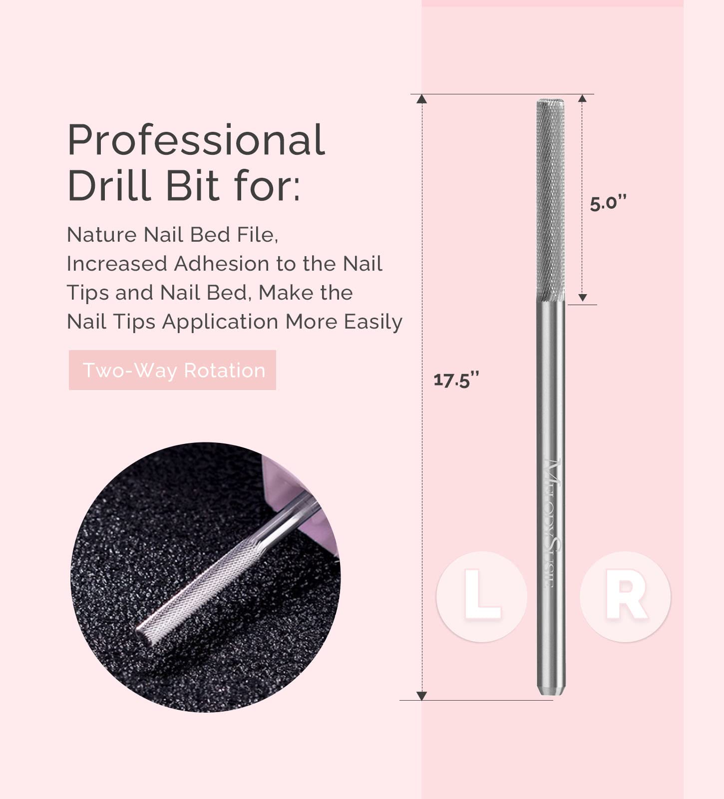 Tungsten Carbide Nail Cleaner Nail Drill Bit - 图片3