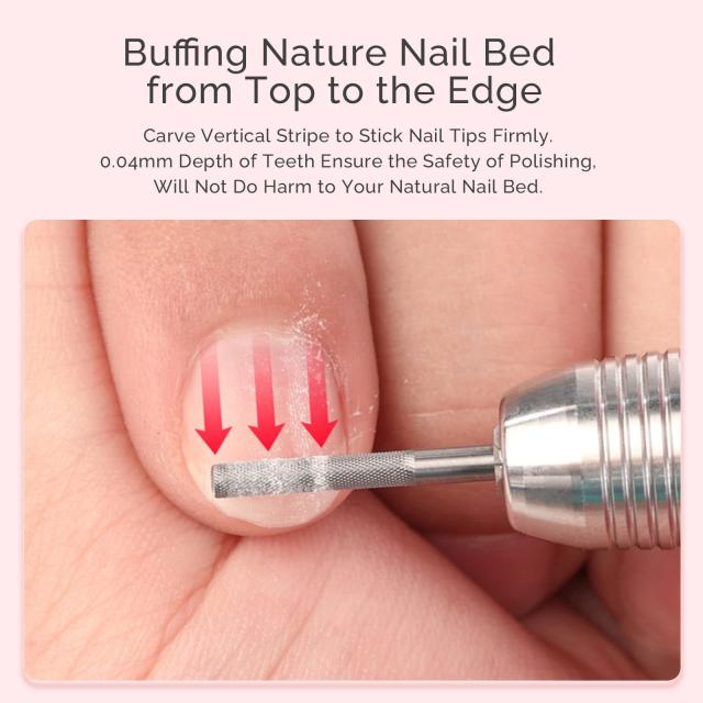 Tungsten Carbide Nature Nail Buffer Nail Drill Bit-Extra Fine(1pc)