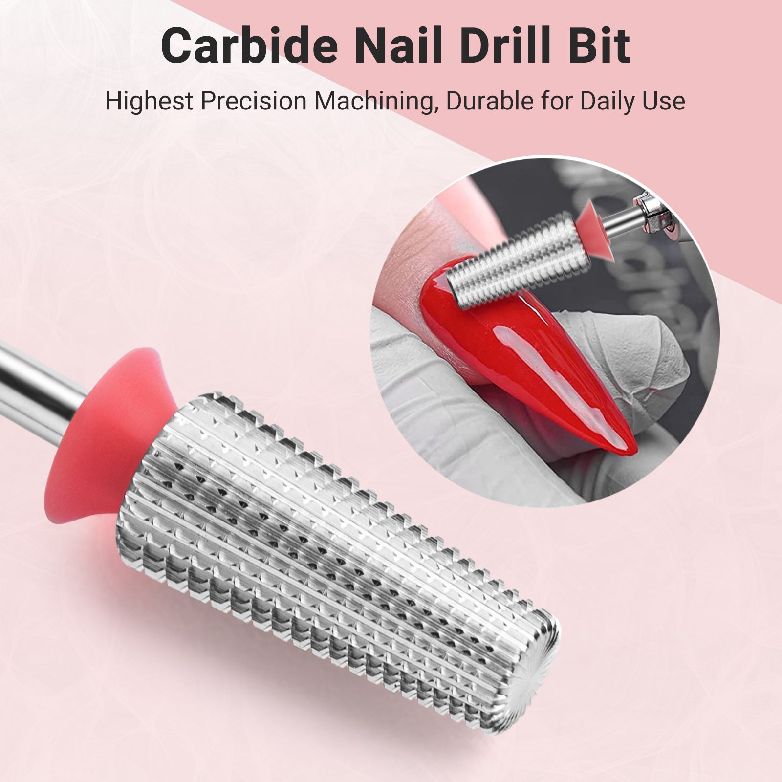 Tungsten Carbide Professional 5 in 1 Nail Drill Bits - 图片5