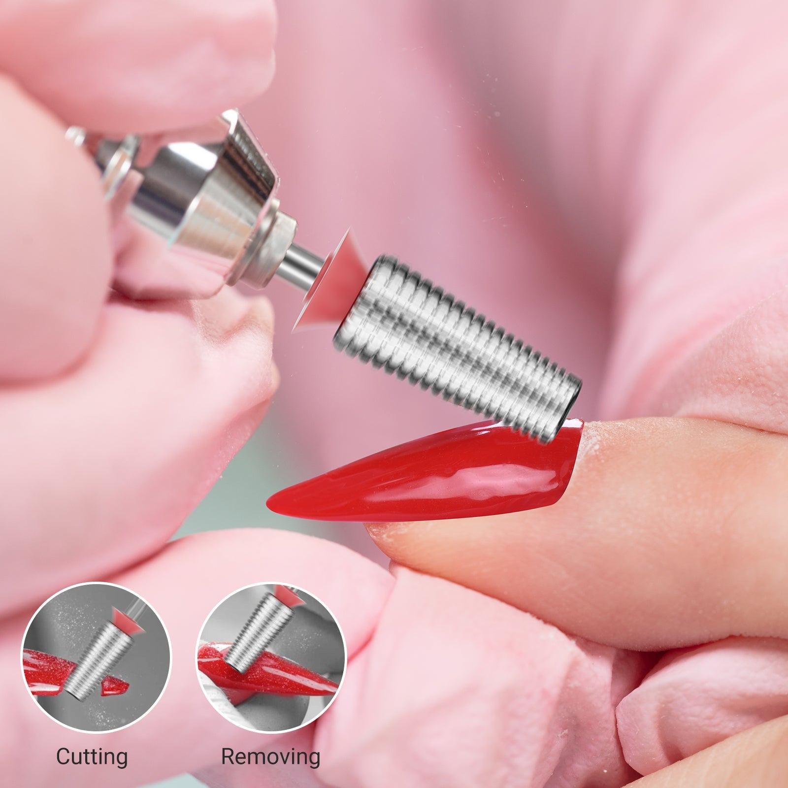 Tungsten Carbide Professional 5 in 1 Nail Drill Bits - 图片6