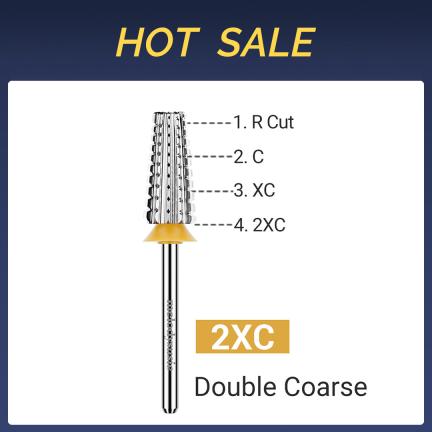 Tungsten Carbide Professional 5 in 1 Nail Drill Bits