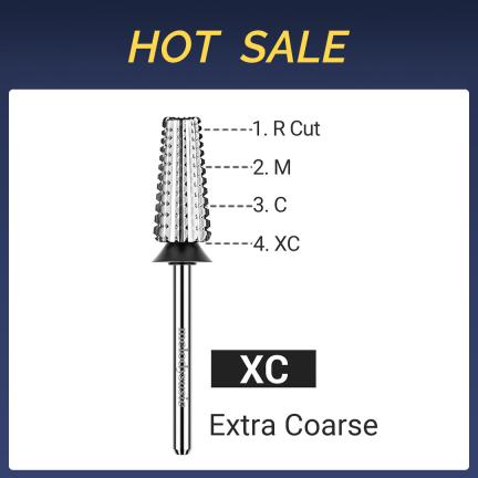 Tungsten Carbide Professional 5 in 1 Nail Drill Bits
