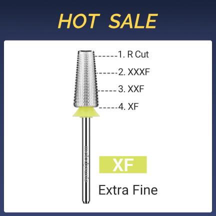 Tungsten Carbide Professional 5 in 1 Nail Drill Bits