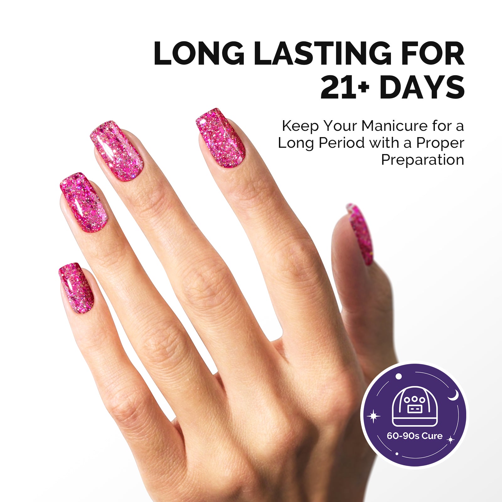 Valentine's Day Gel Nail Polish Pink Promise Set - 8 Colors - 图片4