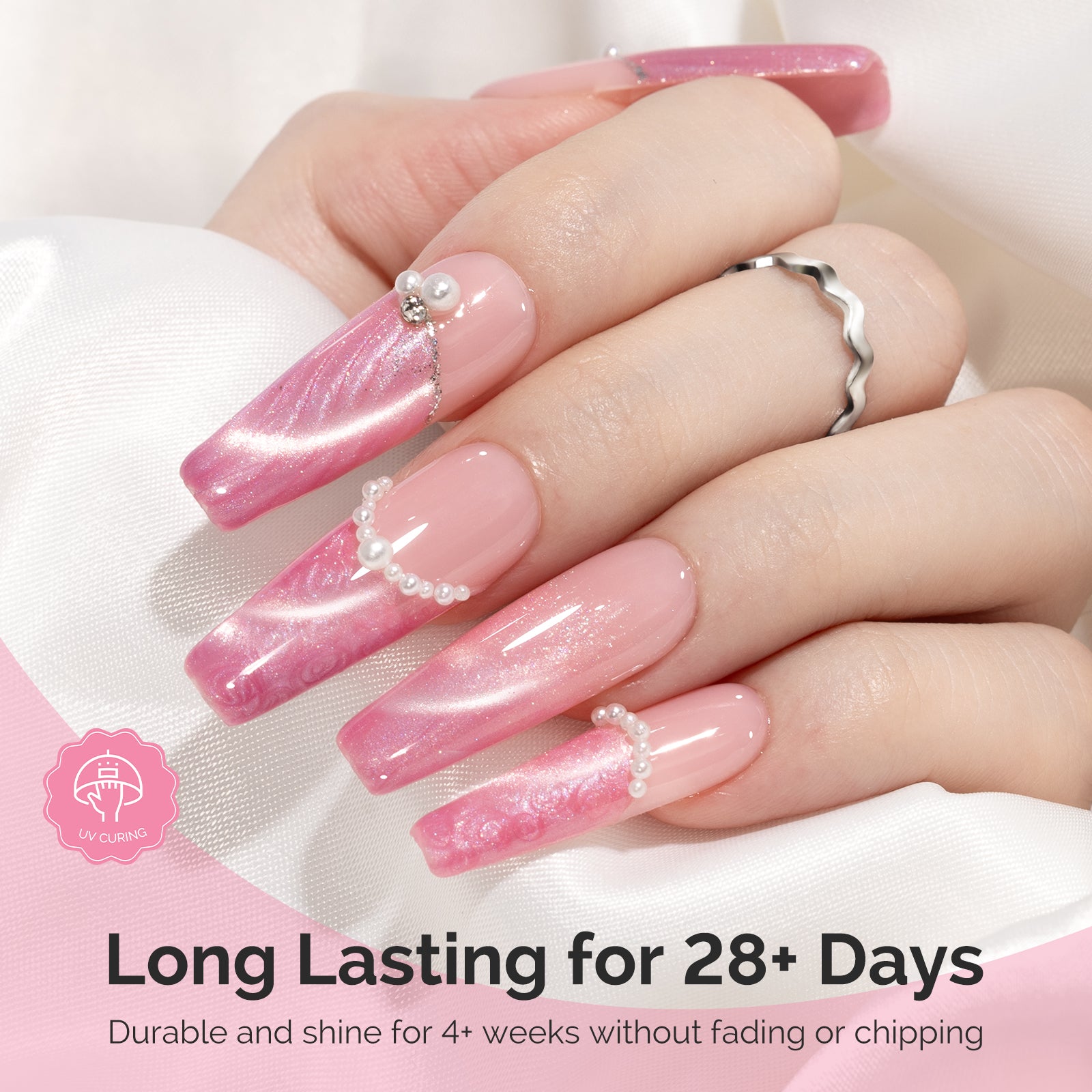 Valentine's Day Gel Nail Polish Love Sparkle Set - 8 Colors - 图片5