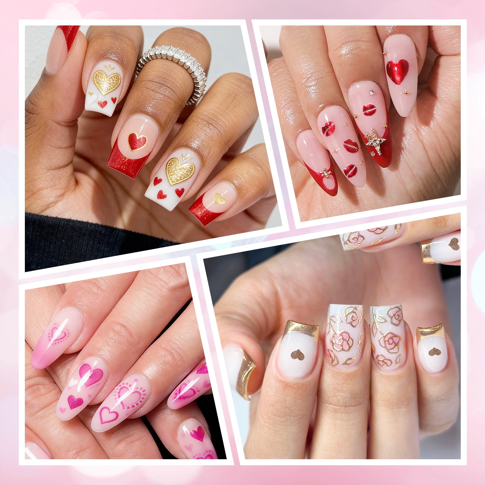 Valentine's Day Themed Nail Art Stickers - 图片3