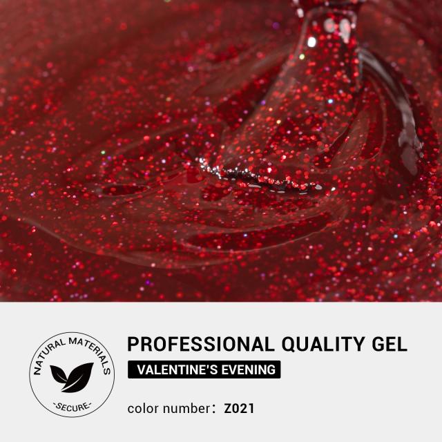 Z021 Valentine's Evening - TPO-Free Thick Gel Nail Polish(15ml)