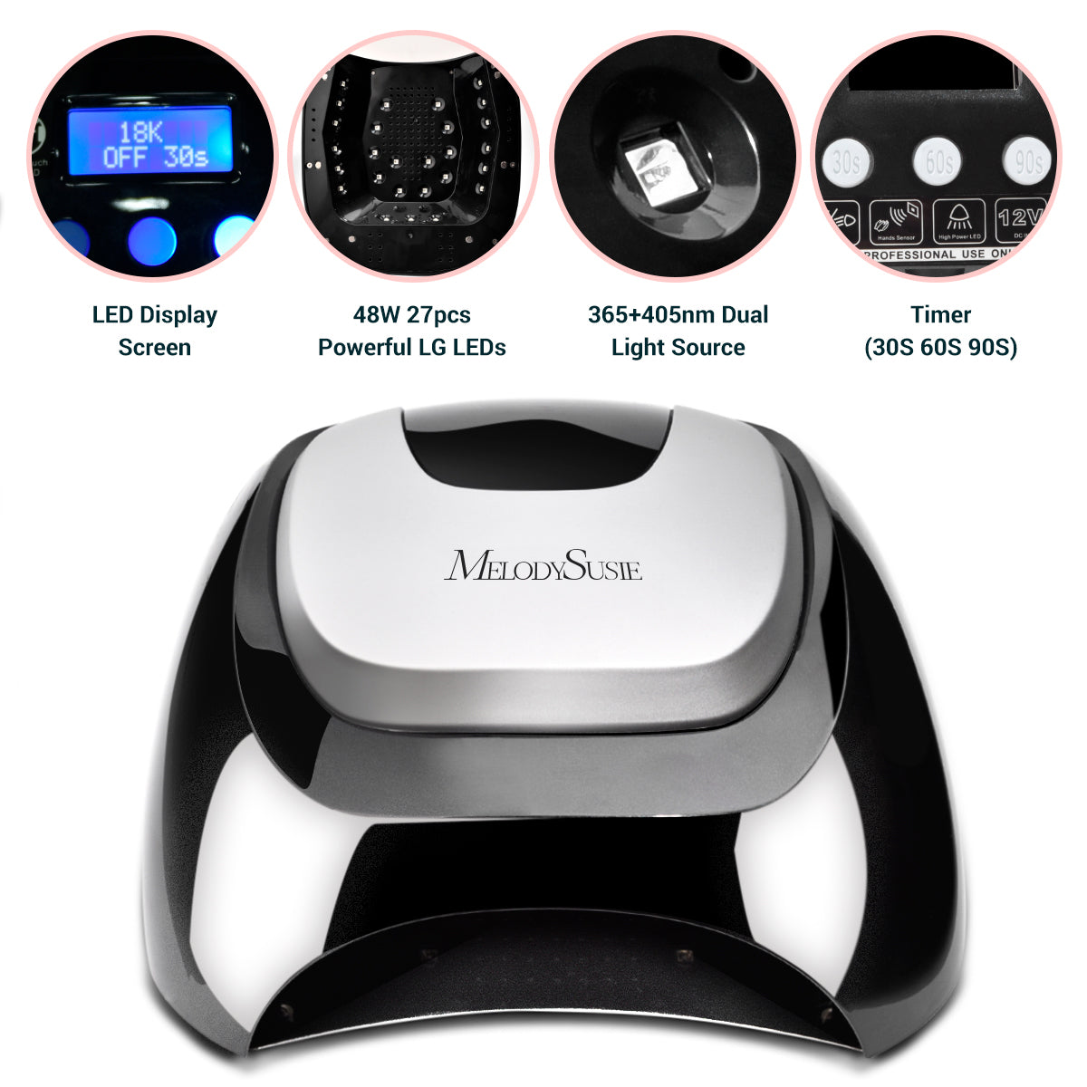 Aurora 4 (S-Pro27T) LED/UV Nail Lamp - 图片6