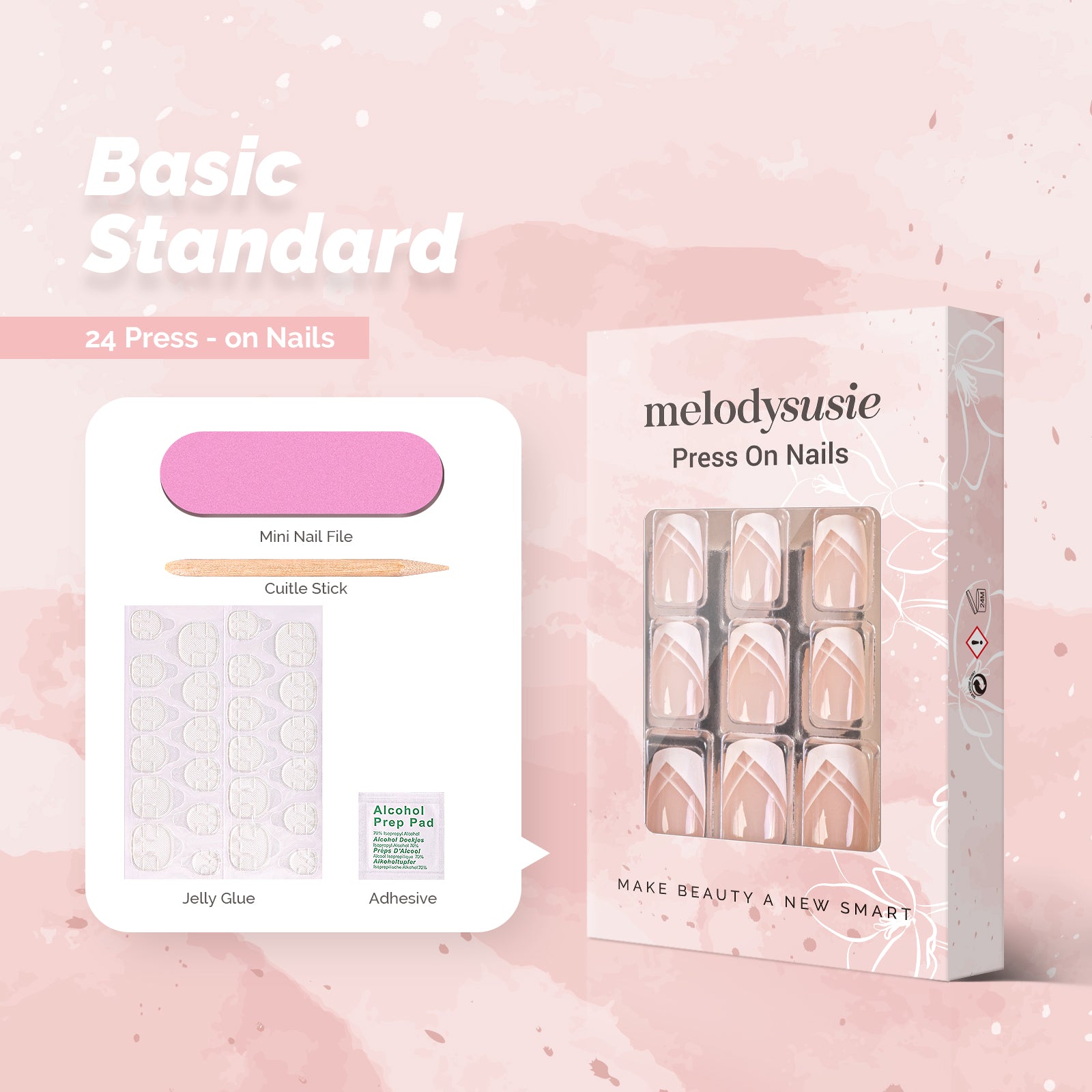 Wedding Dress Acrylic Press On Nails Kits - 图片3