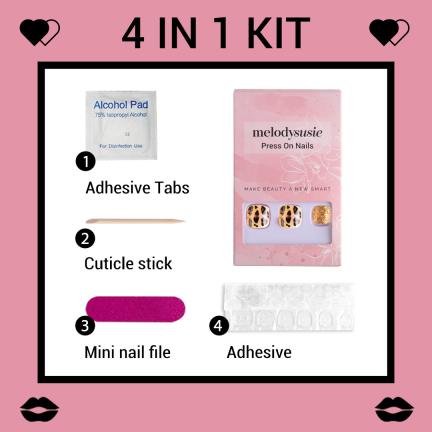Wild Acrylic Press On Nails Kits