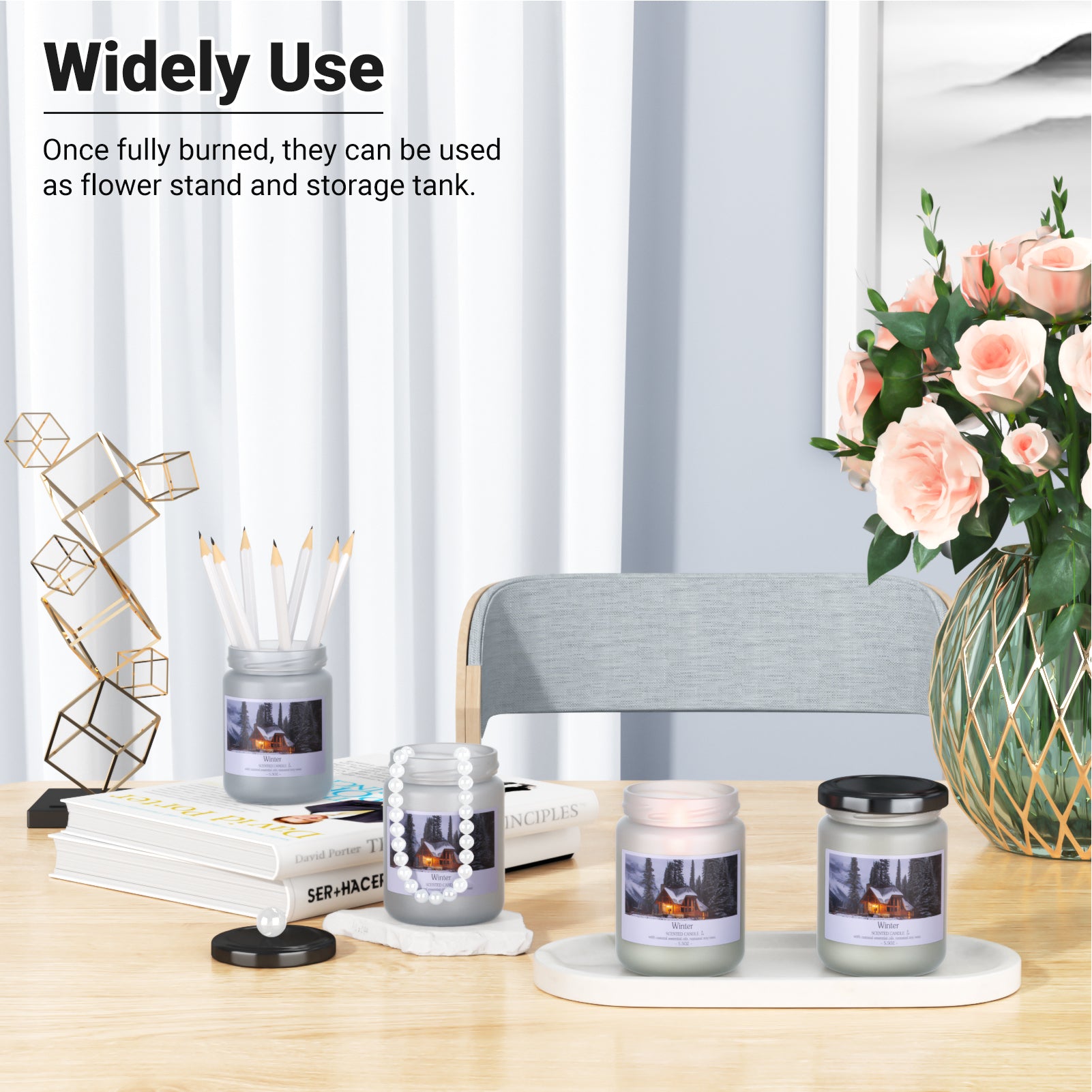 Winter Scented Candle Gift Set (4 Jars) - 图片5