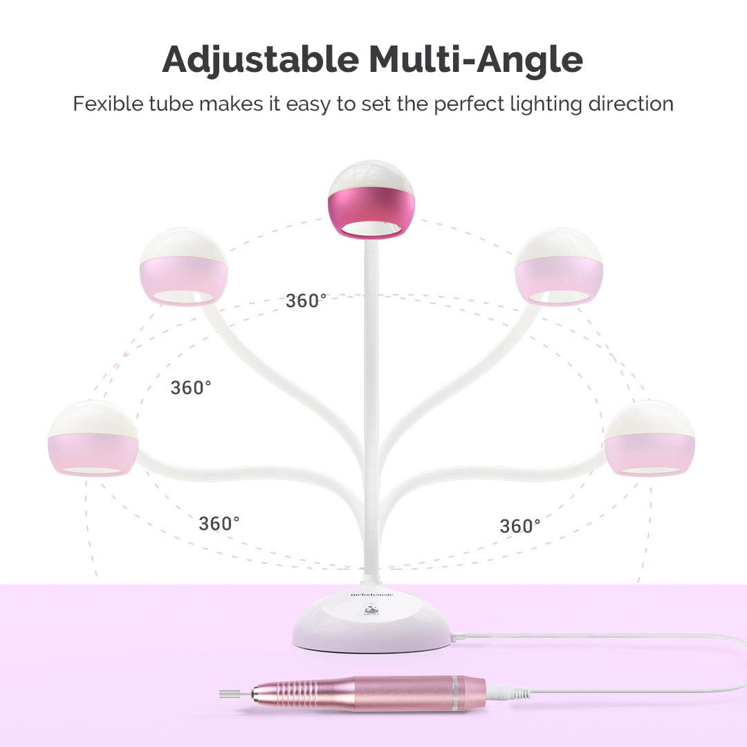 XC150D Desktop Multifunctional 3-in-1 Nail Drill with Nail Lamp 20,000RPM - 图片10