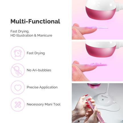 XC150D Desktop Multifunctional 3-in-1 Nail Drill with Nail Lamp 20,000RPM