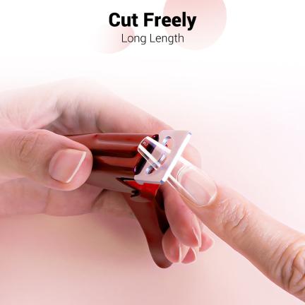 XXL Long Coffin Nail Tips – Clear full Cover
