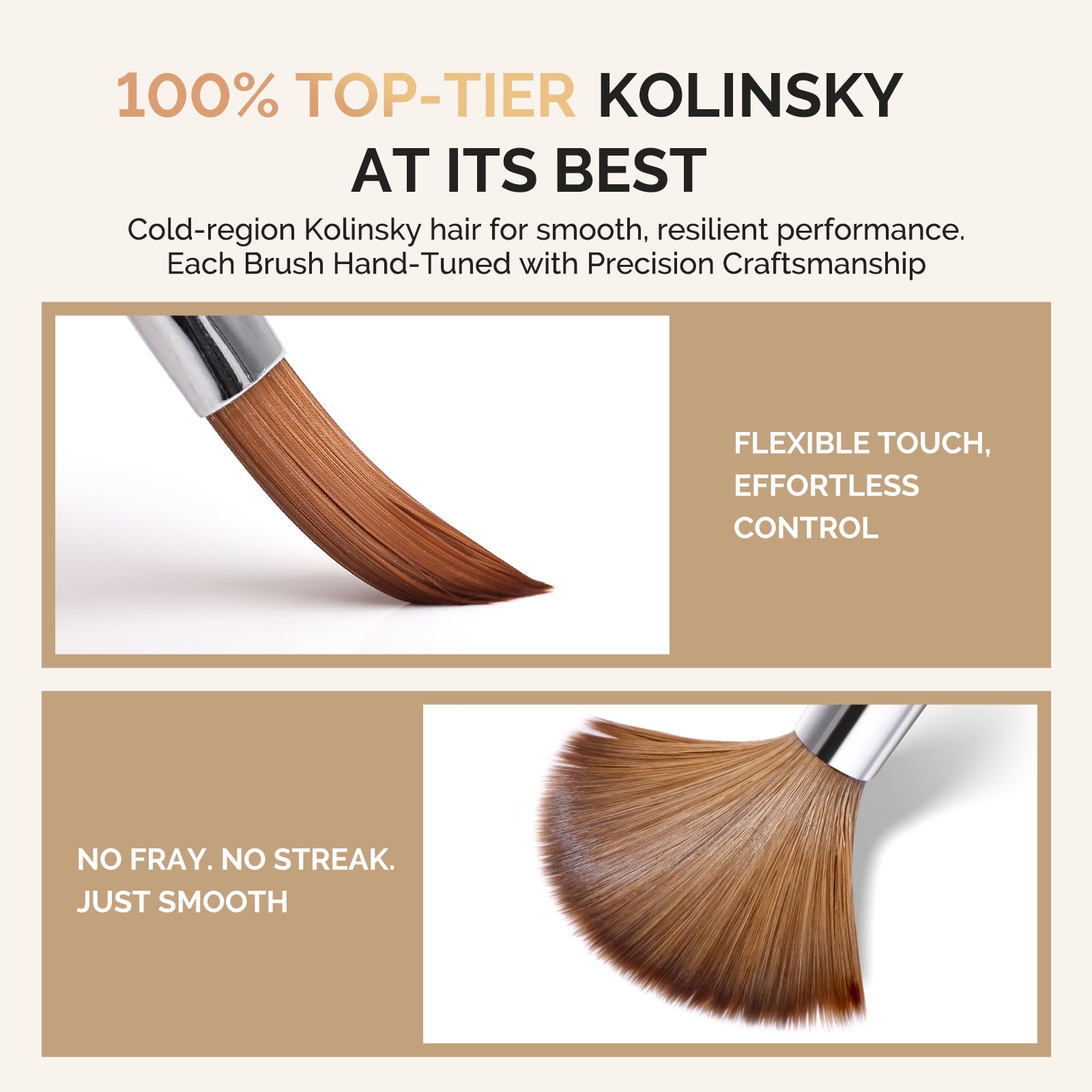 Z-Series 100% Top-Tier Kolinsky Acrylic Nail Brush - 图片5