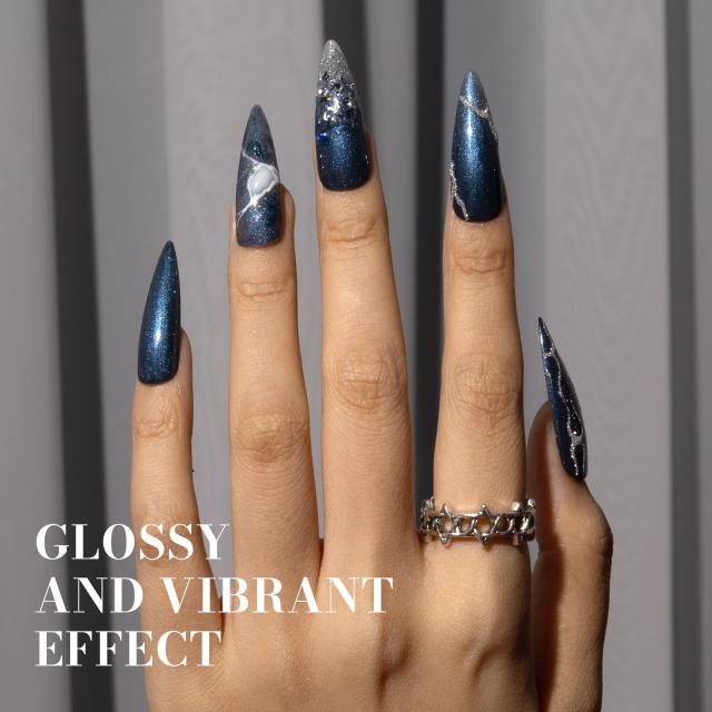 Z036 Magical Ocean Blue - TPO-Free Faster UV Curing Gel Nail Polish 0.5 fl oz/15ml