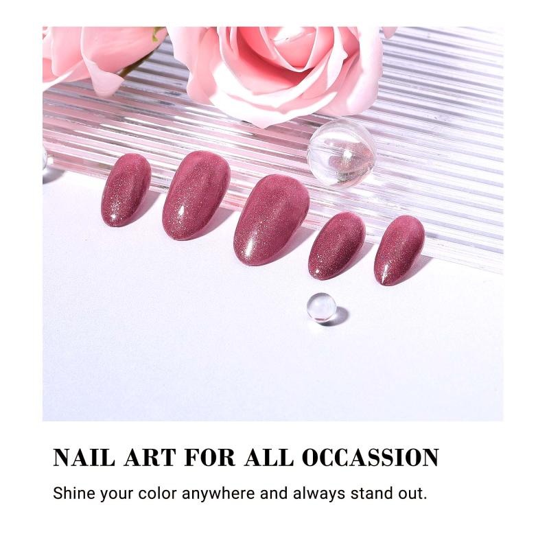 Z040 Violet Glitter - TPO-Free Thick Gel Nail Polish(15ml)