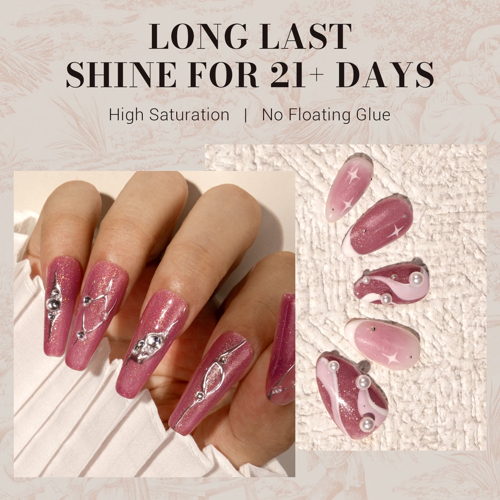 Z040 Soft Plum Pink - TPO-Free Faster UV Curing Gel Nail Polish 0.5 fl oz/15ml - 图片4