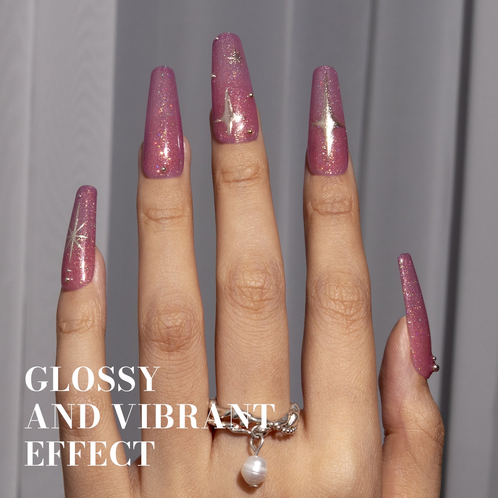 Z040 Soft Plum Pink - TPO-Free Faster UV Curing Gel Nail Polish 0.5 fl oz/15ml - 图片5