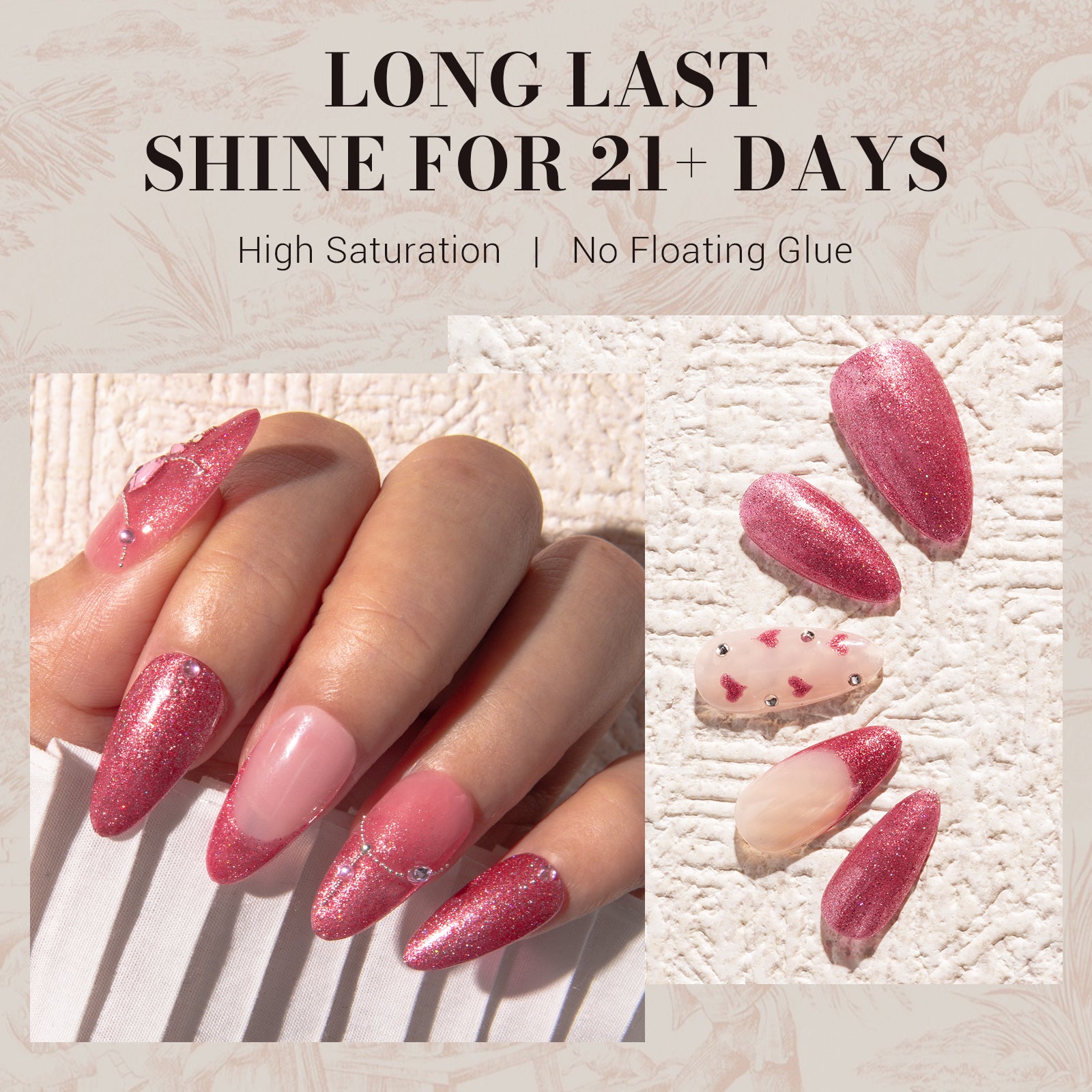 Z201 Glamour Pink  - TPO-Free Faster UV Curing Gel Nail Polish 0.5 fl oz/15ml - 图片3