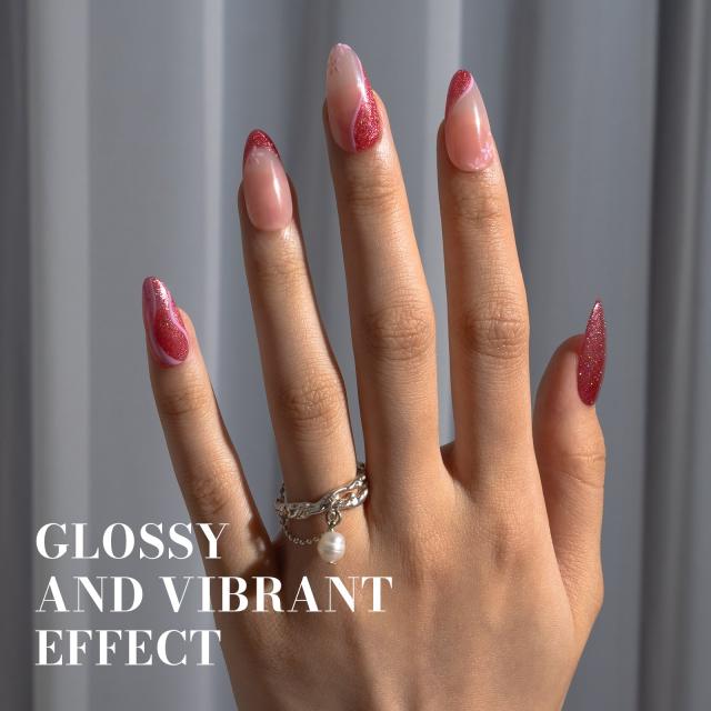 Z201 Glamour Pink  - TPO-Free Faster UV Curing Gel Nail Polish 0.5 fl oz/15ml